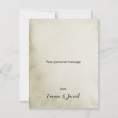 Belle Waterverf bedankkaarten Kaart (Achterkant)