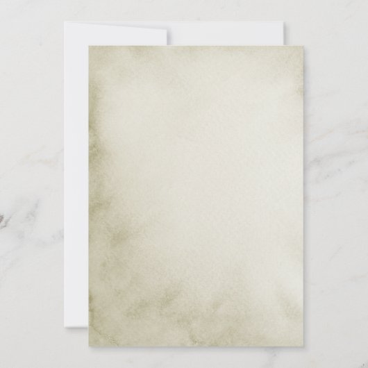 Belle Waterverf bruiloft uitnodiging (Achterkant)