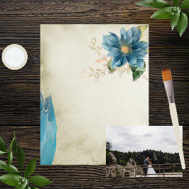 Belle Waterverf Scrapbook Papier