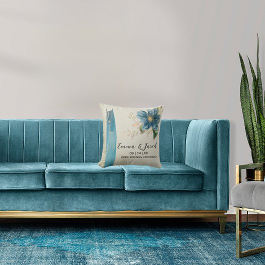 Belle Waterverf Sierkussen