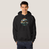 Belleair Beach Florida Retro Sunset Vacation Hoodie (Voorkant volledig)