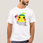BelleBelle cockatiel USA American T-shirt (Voorkant)