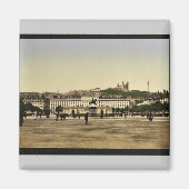 Bellecour Place, Lyon, Frankrijk  Photochrom Magneet (Voorkant)