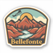 Bellefonte, Delaware Sticker (Voorkant)