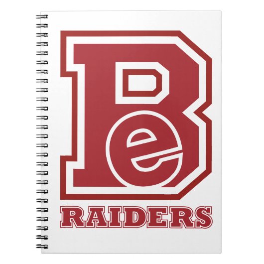 Bellefonte Raiders Be Spiral Notitieboek (Voorkant)