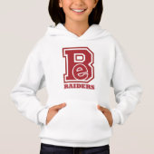 Bellefonte Raiders zijn op een hoodie (Voorkant)