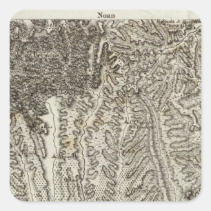 Bellegarde Vierkante Sticker