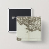 BelleIsle Vierkante Button 5,1 Cm (Voorkant /achterkant)