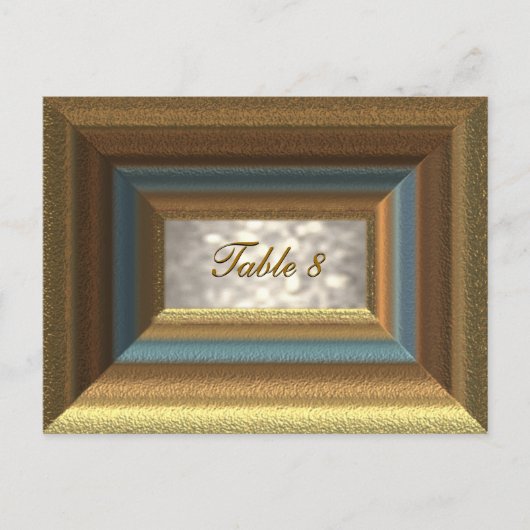 Bellemare Table Number Kaart (Voorkant)