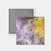 Bellen abstract met bloemen. Credit als: Nancy Magneet (Voorkant / Achterkant)
