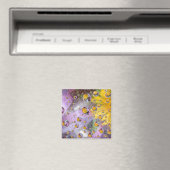 Bellen abstract met bloemen. Credit als: Nancy Magneet (Insitu (Vaatwasser))