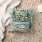 Bellen Alle Elfen Kerstboom Ornamenten Snow Kussen (Deken)