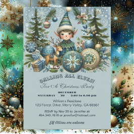 Bellen Alle Elfen Sneeuwvlokken Hail Christmas Par Kaart