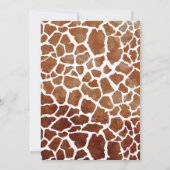 Bellen Alle Feestdieren - Giraffe Verjaardag Kaart (Achterkant)