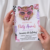 Bellen Alle Feestdieren - Leopard Verjaardag Kaart