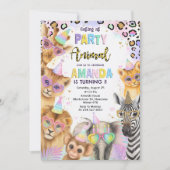 Bellen Alle Feestdieren - Oerwoud Safari Verjaarda Kaart (Voorkant)