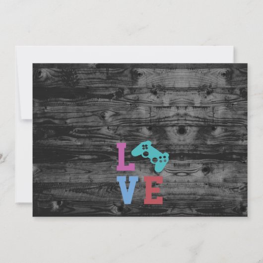 Bellen Alle Gaming Meisjes Verjaardag Uitnodiging (Achterkant)