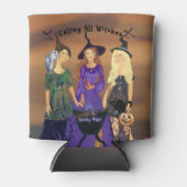 Bellen alle heksen Halloween Party Blikjeskoeler (Voorkant)