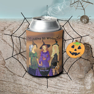 Bellen alle heksen Halloween Party Blikjeskoeler