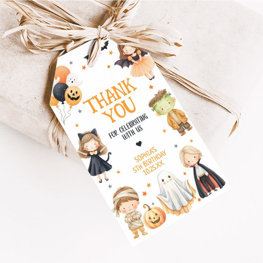 Bellen Alle Monsters Halloween Verjaardag Favoriet Cadeaulabel