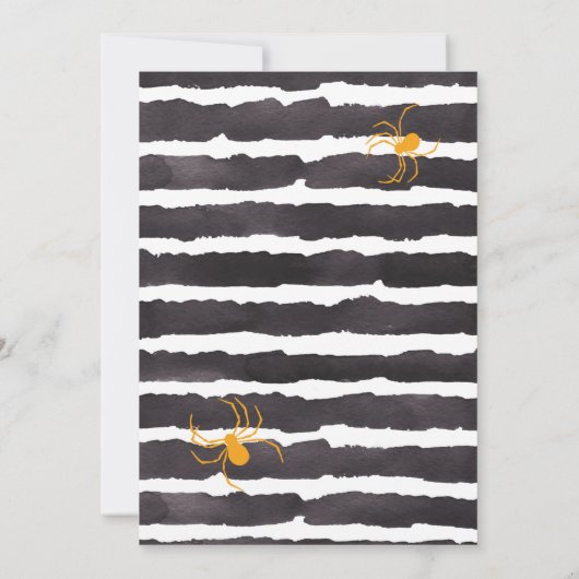 Bellen Alle Monsters Halloween Verjaardagsfeest Sc Kaart (Achterkant)