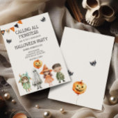 Bellen alle monsters Kinder Halloween Party Kaart