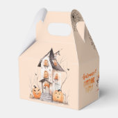 Bellen alle monsters Kostuum verjaardagsfeestje Bedankdoosjes (Achterkant)