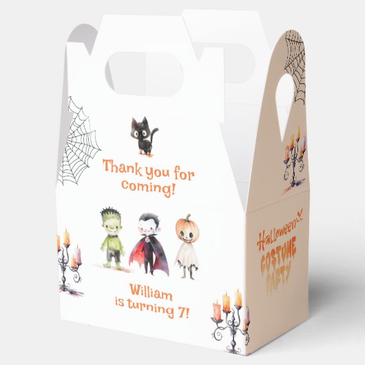 Bellen alle monsters Kostuum verjaardagsfeestje Bedankdoosjes (Geopend)