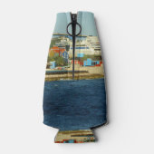 Bellen bij Curacao Souvenir Flesjeskoeler (Achterkant)