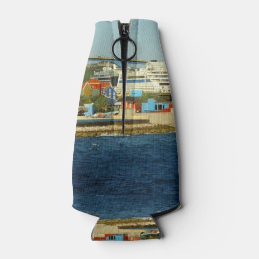 Bellen bij Curacao Souvenir Flesjeskoeler (Achterkant)