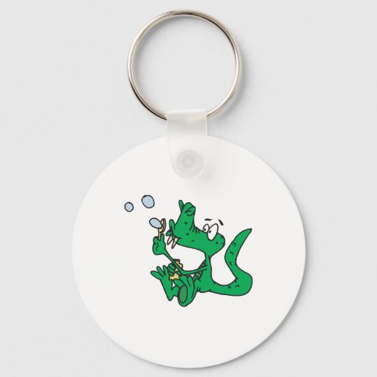 bellen blazende krokodil sleutelhanger (Voorkant)