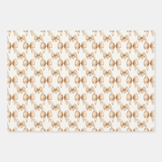 Bellen, bogen en rendieren inpakpapier vel (Voorkant 2)