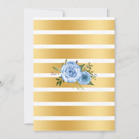 Bellen & Bourbon voor ik een koppel bruiloft blauw Kaart (Achterkant)