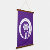 Bellen cirkel hangend wandkleed (Gebogen)