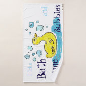 Bellen Eend en badderen Badhanddoek (Badhanddoek)