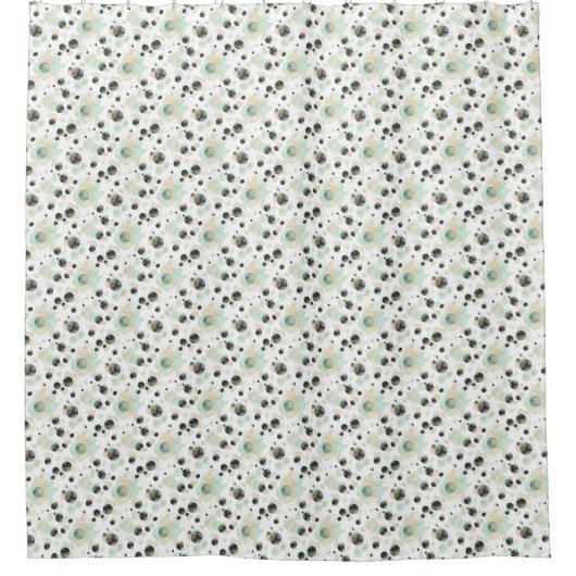 Bellen Elegant Modern Patroon Douchegordijn (Voorkant)