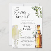 Bellen en briesjes Eucalyptus koppel douche feest Kaart (Voorkant)