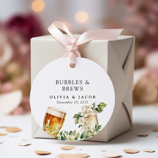 Bellen en Brouwsels Koppels Bruiloft Bedankjes Labels