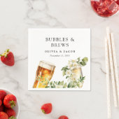 Bellen en Drankjes Koppels Bruiloft Servet (Insitu)