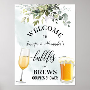 Bellen en Drankjes Welkom Bord Poster