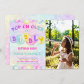 Bellen Foto Uitnodiging (Voorkant / Achterkant)