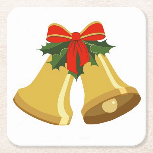 Bellen gaan rinkelen kartonnen onderzetters (Voorkant)