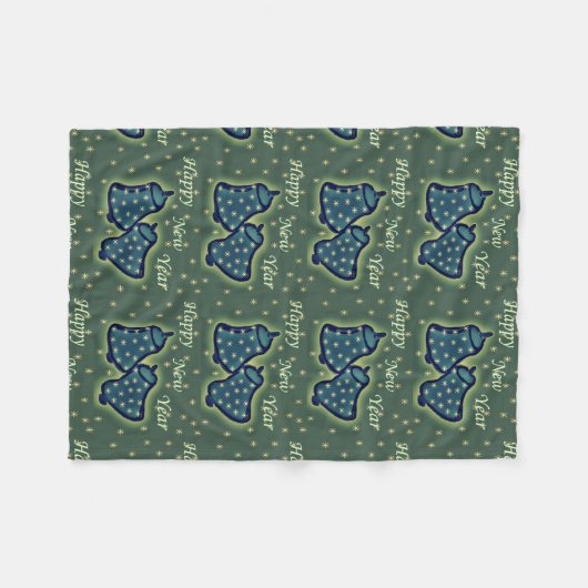 Bellen in het jaar fleece deken (Voorkant (Horizontaal))