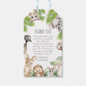 Bellen met alle feestdieren | Aussie verjaardagsfe Cadeaulabel (Voorkant)