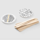 bellen met de Koreaanse taal Hand Fans Handwaaier (Niet-gemonteerd)