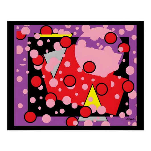 Bellen omhoog perfect poster (Voorkant)