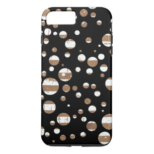 bellen op zwart iPhone 8/7 plus hoesje