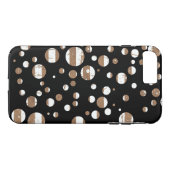 bellen op zwart Case-Mate iPhone case (Achterkant (Horizontaal))