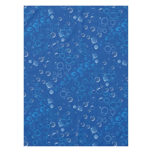 Bellen patroon 01 Blauw BG Tafelkleed (Voorkant)