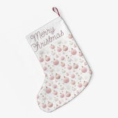 Bellen Roze Kerstmis Kerst Sok Kleine Kerstsok (Achterkant (Hangend))